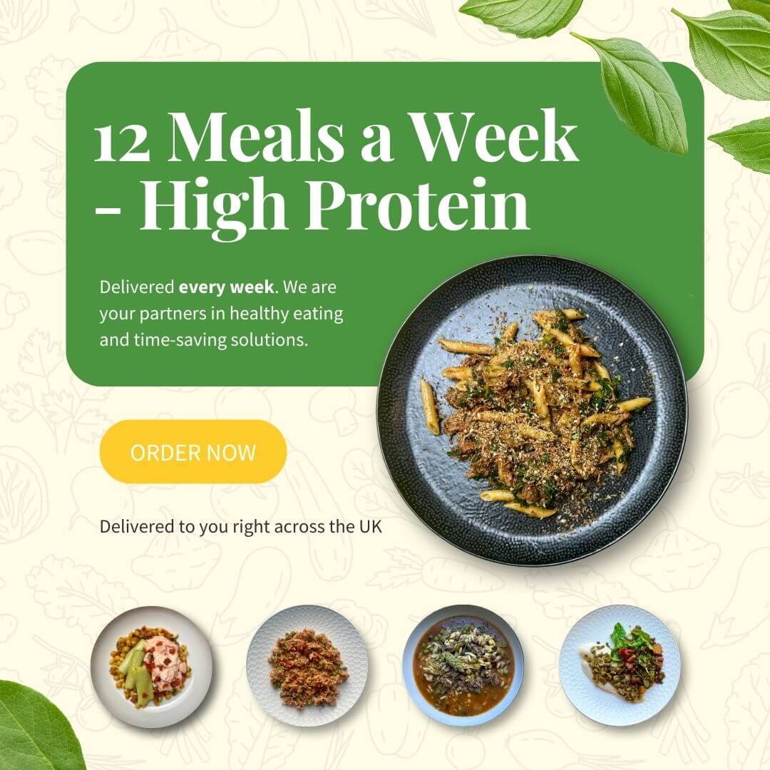 High-Protein 12-Meal Weekly Plan – Fresh Meals Every Week Power your week with 12 high-protein meals delivered weekly. Ideal for muscle recovery, fitness, and active lifestyles. Order now!